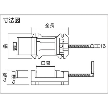 中型ボール盤用ベタバイス A型 TRUSCO