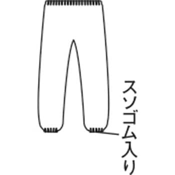 使い捨て保護服ズボン TRUSCO
