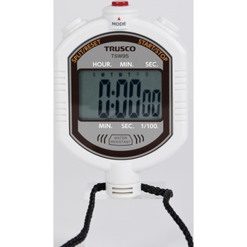 防滴型ストップウォッチ TRUSCO