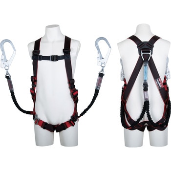 フルハーネス型墜落制止用器具 レヴォハーネス(REVO HARNESS)ランヤード付 ツイン ノビロン付 ツヨロン(藤井電工)