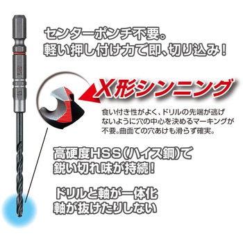 クッションドリル鉄工用 3本組み ベッセル