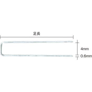 410J-S MAX タッカ用ステンレスステープル 肩幅4mm 長さ10mm 5000本