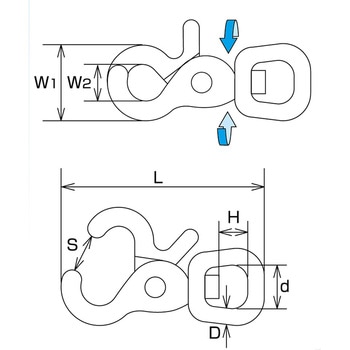 ステンレス トリガースナップ 水本機械製作所