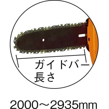 コードレス高枝ポールチェーンソー(200mm) GPC1820LN