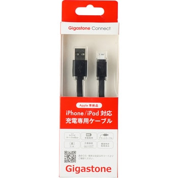 iPHONE・iPAD用・充電専用ケーブル Gigastone Lightningケーブル 