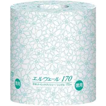 エルヴェールトイレットティシューシングル エリエール