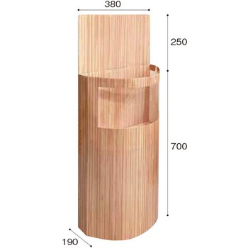 半円投げ込み什器 アルファ