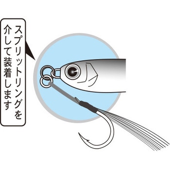 アシストフック ショートスナイパー ベイトプラス ダブル GA-020 がまかつ Gamakatsu