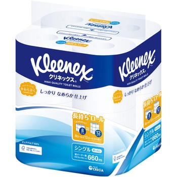 クリネックス トイレットペーパー 長持ちロール 日本製紙クレシア