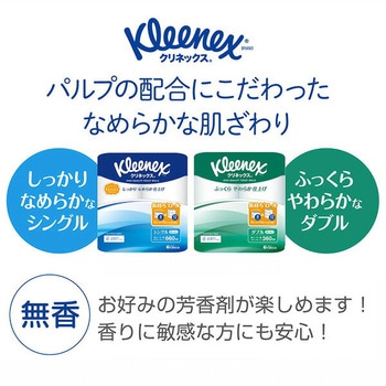 クリネックス トイレットペーパー 長持ちロール 日本製紙クレシア