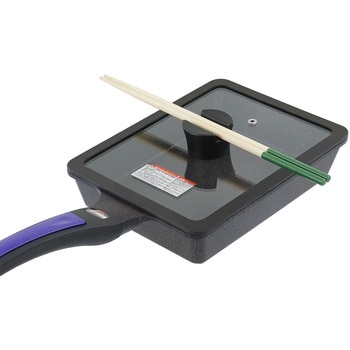 ヴォランテ ネオパープルダイヤモンドコート 冷凍餃子もきれいに焼けるグリルパン IH ガラス蓋付き ベストコ