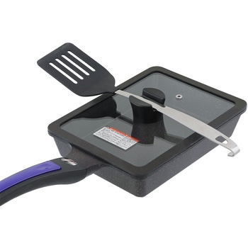 ヴォランテ ネオパープルダイヤモンドコート 冷凍餃子もきれいに焼けるグリルパン IH ガラス蓋付き ベストコ