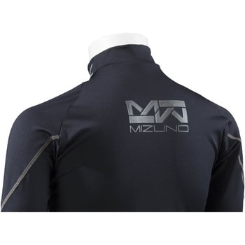 防風ストレッチハイネックハーフジップシャツ mizuno(ミズノ)