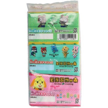 ポケットティッシュ どうぶつの森 - ハヤシ商事
