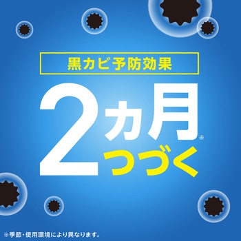 らくハピ お風呂の防カビ剤 カチッとおすだけ 無香料 アース製薬