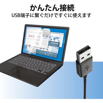 TK-FCP096WH キーボード 有線 USB接続 超薄型 ミニサイズ 1個 エレコム 【通販モノタロウ】