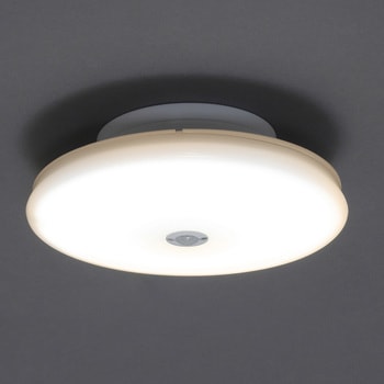 小型シーリングライト 薄型 人感センサー付【電球色 昼白色 電球色】 アイリスオーヤマ