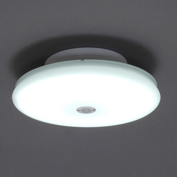 小型シーリングライト 薄型 人感センサー付【電球色 昼白色 電球色】 アイリスオーヤマ