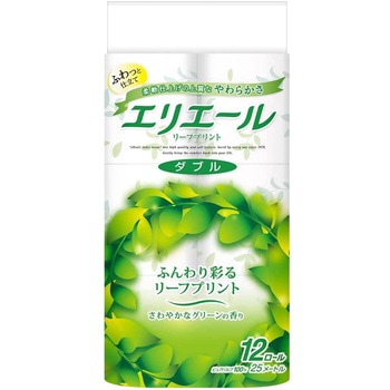 エリエール トイレットティシュー リーフプリント エリエール