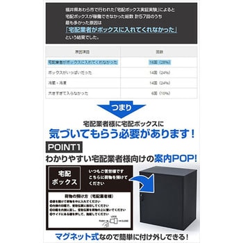 宅配ボックス 戸建て用 盗難防止ワイヤー付き フォルディア(Foldea)