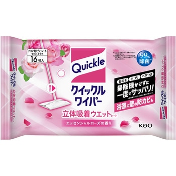 クイックルワイパー 立体吸着ウエットシート 花王