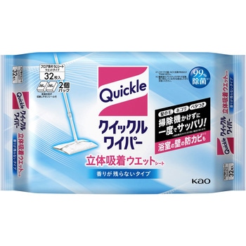 クイックルワイパー 立体吸着ウエットシート 花王