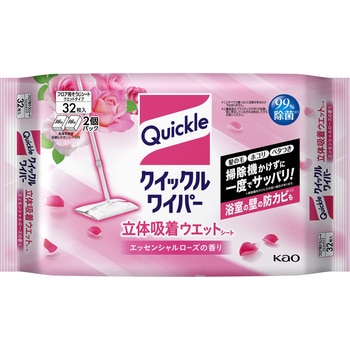 クイックルワイパー 立体吸着ウエットシート 花王