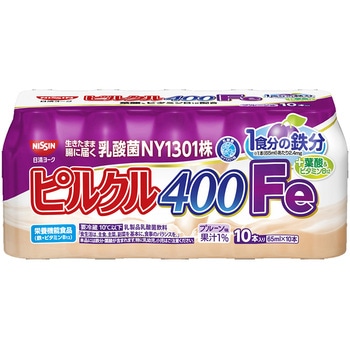 [冷蔵]ピルクル400鉄分10本 日清ヨーク
