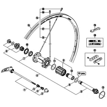 WH-9000 ミギスポーク304 SHIMANO(シマノ)