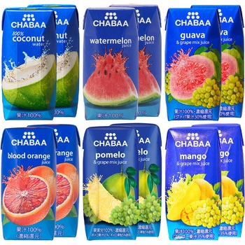 CHABAA フルーツジュース180ml 6種セット HARUNA