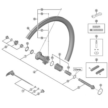 Wh 9000 C35 Cl R スポーク ミギ 294mm Shimano シマノ シマノ 品番先頭文字 Y4 通販モノタロウ Y4t7s5000