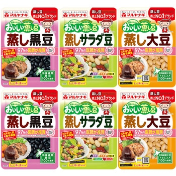 マルヤナギ 蒸し豆セット 3種各2個 マルヤナギ