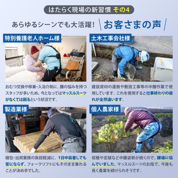 疲労軽減・熱中防寒対策 マッスルスーツSoft-Power イノフィス
