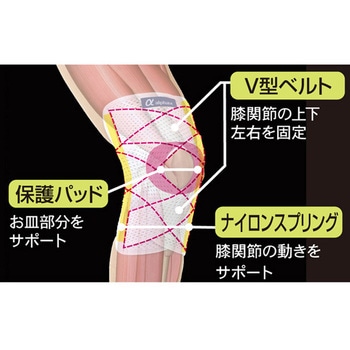 お医者さんの(R)がっちり膝ベルト アルファックス