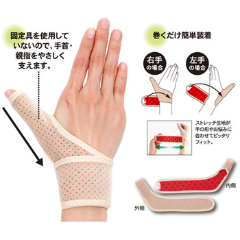 癒し手首サポーター アルファックス