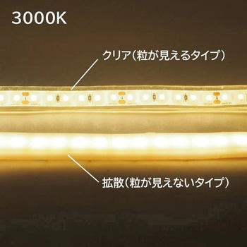 【水中・温泉用】3m スクエアテープライト 拡散タイプ  3000K 富士メディシィエ