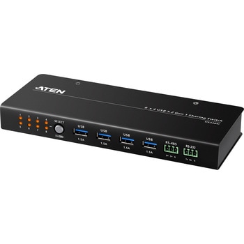 8×4ポート USB3.2 Gen1 業務用デバイス共有器(4入力) ATEN