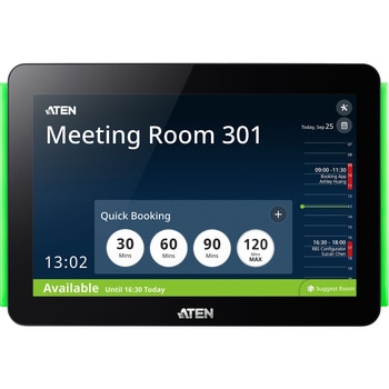 会議室予約システム - 10.1インチ タッチスクリーンパネル ATEN
