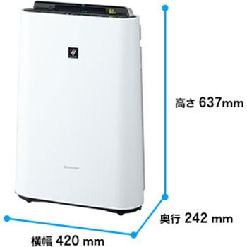 KC-F70-W 高濃度プラズマクラスター7000 加湿空気清浄機 1台 シャープ