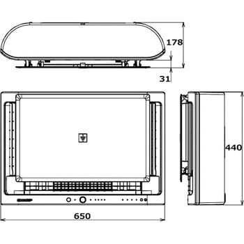 FU-MK500-W 高濃度プラズマクラスター25000 業務用空気清浄機 シャープ ...