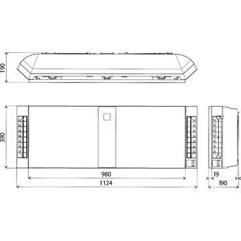 壁掛け棚置き兼用型新品未使用品　SHARP プラズマクラスター FU-M1000-W