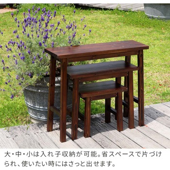 焼杉スツール風スタンド 住まいスタイル