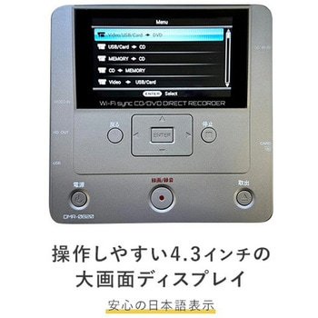 メディアレコーダー スマ録 パソコン不要 録右エ門2 ダビング機 録画 とうしょう