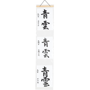 作品展示ポケット縦4ツ切用 付属品付 - マルアイ