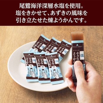 片手で食べられる小さなようかん 塩 井村屋