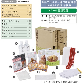 差し替え式 災害対策セット(待機～帰宅) キングジム