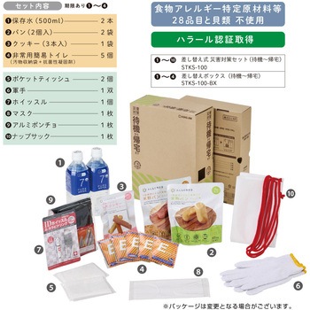 差し替え式 災害対策セット(待機～帰宅) キングジム