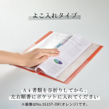 クリアーファイル ホッソ キングジム