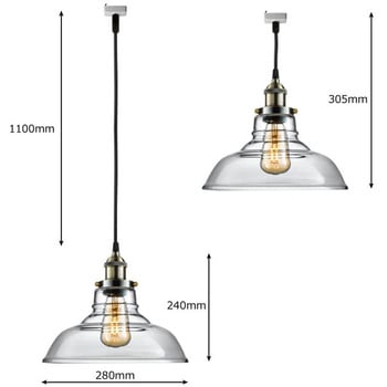ガラス製ペンダントライト器具(ランプ別売り) 光商事