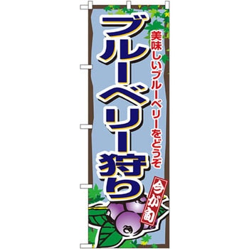 のぼり 今が旬 ブルーベリー狩り 美味しいブルーベリーをどうぞ - P・O・Pプロダクツ